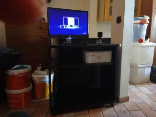 Porta TV nero