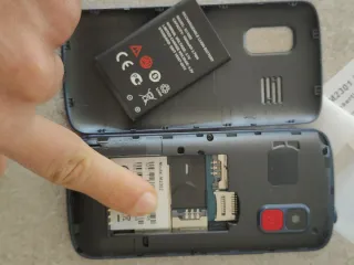 Cellulare Tasti Grandi Blu Navy - SOS per anziani