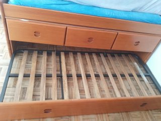 Cama nido madera y metal