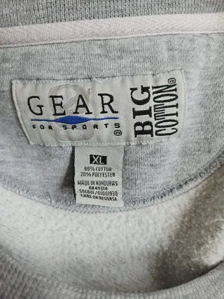 Sudadera Vintage Gordon College Gris