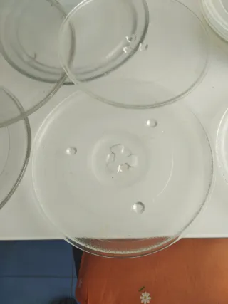 Platos de microondas de cristal