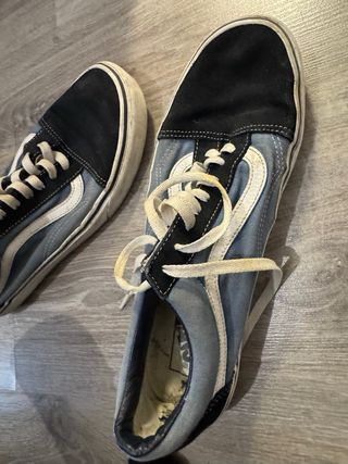 Zapatillas Vans Old Skool Azul y Negro