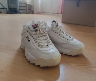 Deportivas Fila Blancas de chica Talla 38