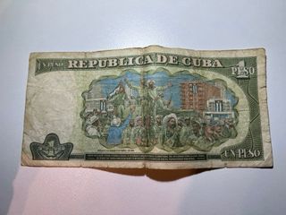 Lote 2 Billetes Cuba: 1 Peso (CUC) + 1 Peso
