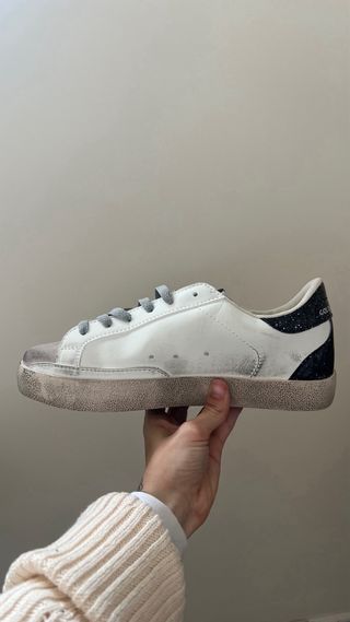 Zapatillas Golden Goose Blancas y Doradas