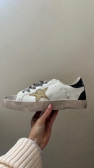 Zapatillas Golden Goose Blancas y Doradas