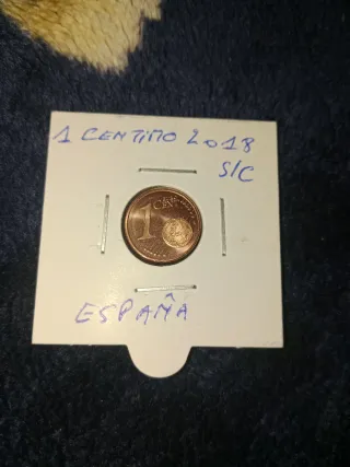 Moneda 1 Céntimo España 2018 S/C