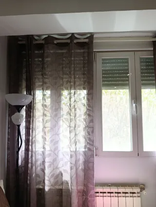 Cortinas Salón Beige/Marrón 140x245cm (5 uds)