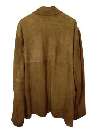 Giacca scamosciata marrone XL