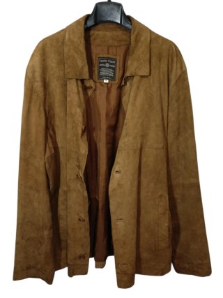 Giacca scamosciata marrone XL