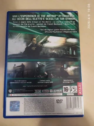 The Matrix Path of Neo PS2 - Variante Rara: Errore