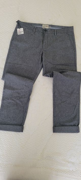 Pantalón chino Lois gris