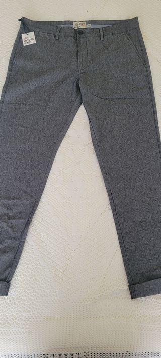 Pantalón chino Lois gris
