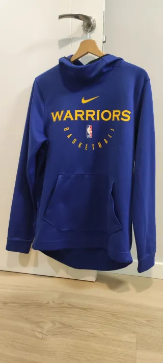 Sudadera Nike Warriors Baloncesto Azul/Amarillo