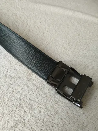 Cinturón Burberry Monogram Gris y Negro