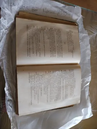 Libro La Dama de Noche .Año 1865 .