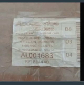 Parrilla Diseño Delantera Opel Corsa D Cromada