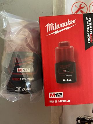 Batteria Milwaukee M12 REDLITHIUM 3.0Ah