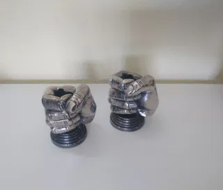 Lote 8 Metal:5 Fundas Mecheros+2 Ceniceros Vintage