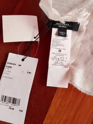 Estola Max Mara Blanca