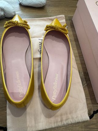 Pretty Ballerinas Bailarinas Amarillas Talla 41