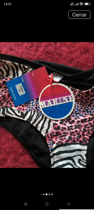Bikini Mahina Talla L/40 Animal Print