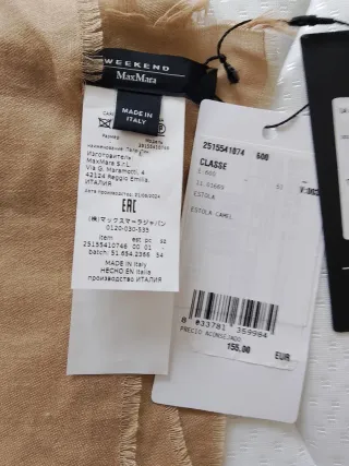 Estola Beige Max Mara