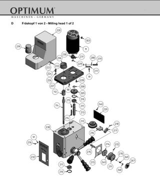 Fresadora Taladradora OPTIMUM BF 20 L VARIO