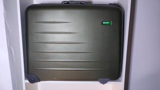 Maleta de viaje United Colors of Benetton verde