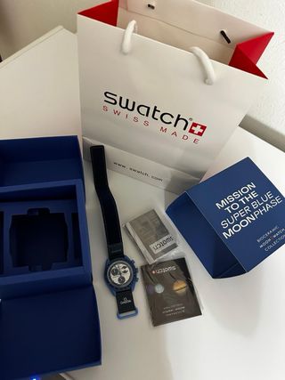 Omega Mission to the Super Blue Moonphase