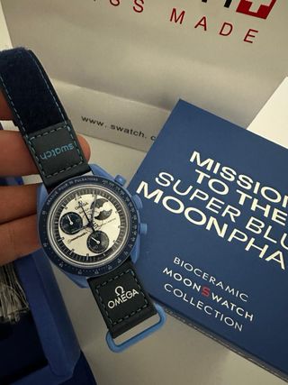 Omega Mission to the Super Blue Moonphase