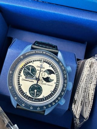 Omega Mission to the Super Blue Moonphase