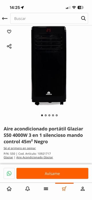 Aire Acondicionado Portátil Predator S50
