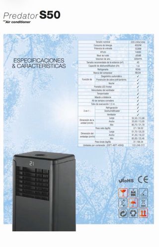 Aire Acondicionado Portátil Predator S50