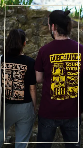 CAMISETAS, TOPS y TOTE BAGS de Dubchained Sound