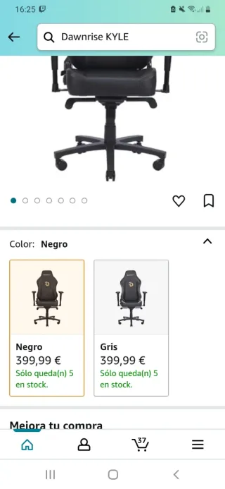 Silla Gamer NUEVA SIN ABRIR Dawnrise