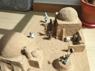 Maqueta Star Wars artesanal