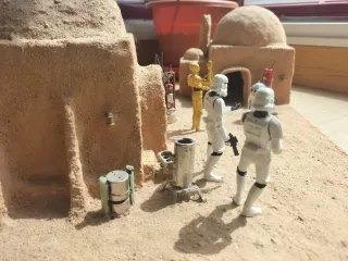 Maqueta Star Wars artesanal