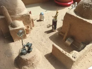 Maqueta Star Wars artesanal