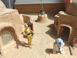 Maqueta Star Wars artesanal