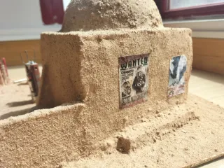 Maqueta Star Wars artesanal