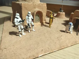 Maqueta Star Wars artesanal