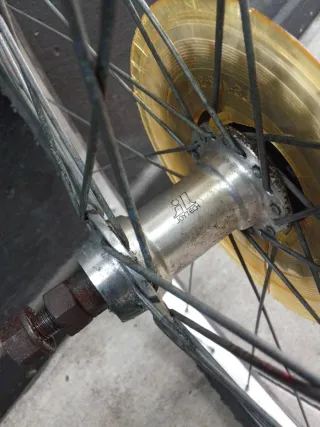 Rueda trasera bicicleta 26 con piñonera