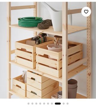 Caja organizadora de madera Ikea