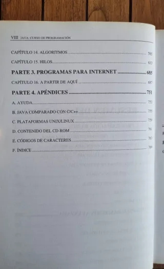 Libro: Java 2. Curso de programación.