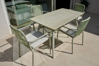 Mesa y 4 Sillas Terraza Sklum