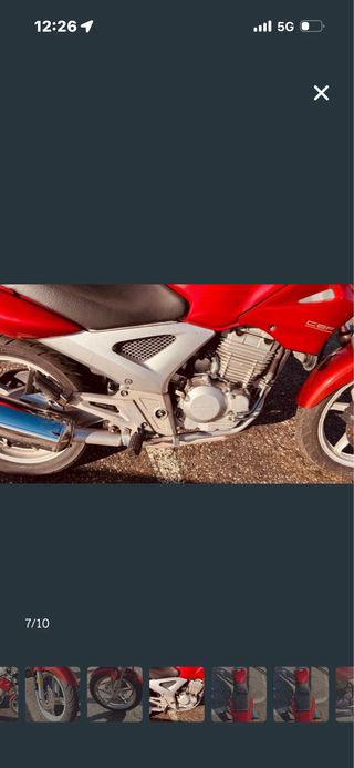 Honda CBF 250 Roja
