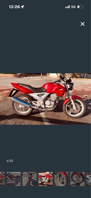 Honda CBF 250 Roja