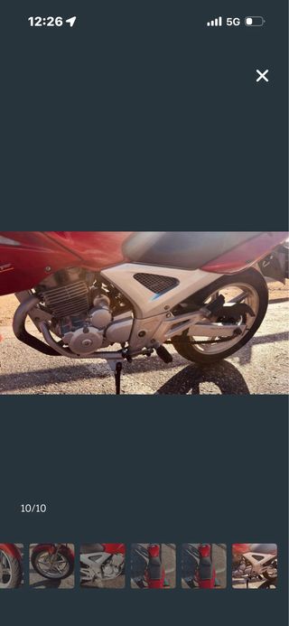 Honda CBF 250 Roja