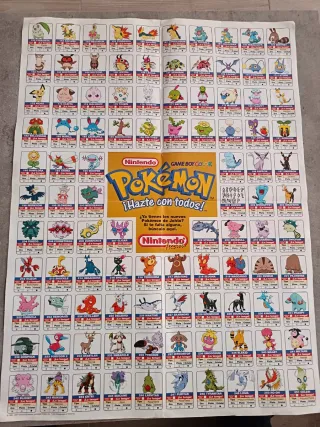 2 Posters Nintendo Pokemon años 2000